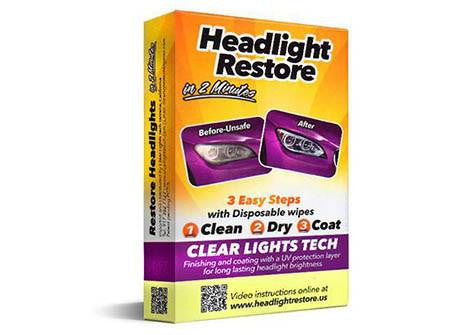 headlight restoration kit box